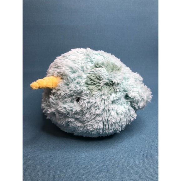 Squishable Nahwal , Whale plush 11 X 10"‎ aqua mint whale stuffed animal - Picture 4 of 4